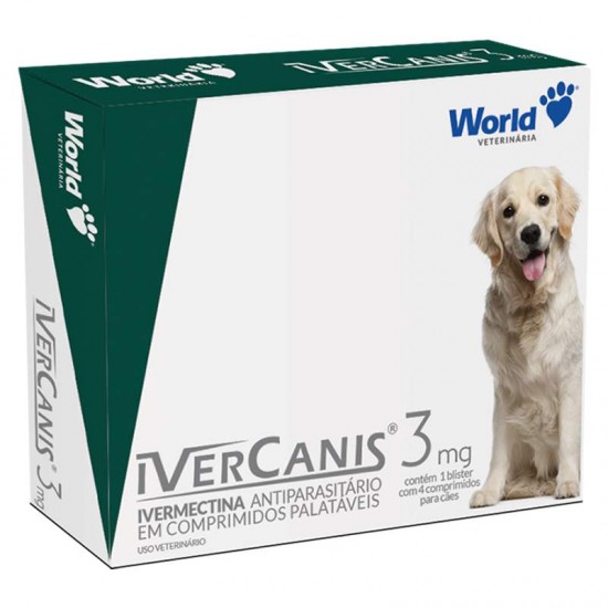 IVERCANIS CAES 15KG ANTIPARASITARIO 3MG