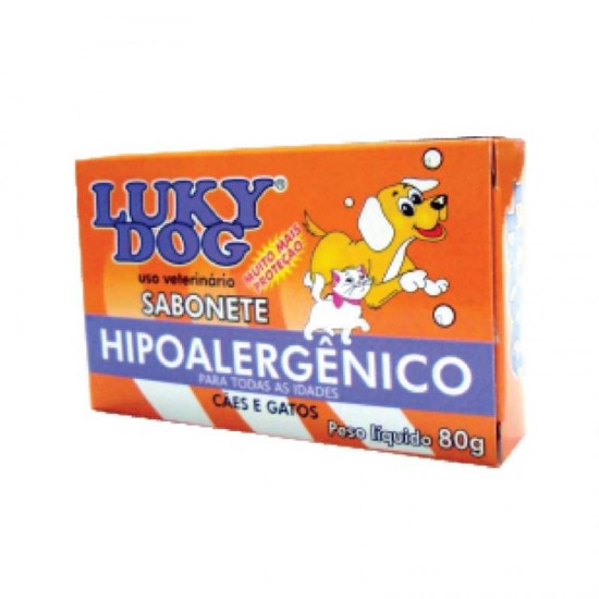 SABONETE LUKY DOG HIPOALERGENICO 80G