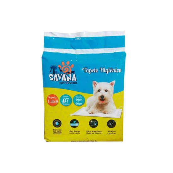 TAPETE HIG SAVANA 60X60 7 UNID (DOG206)+