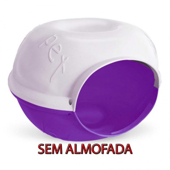 TOCA CASA GATO ROXO SEM ALMOFADA (116)