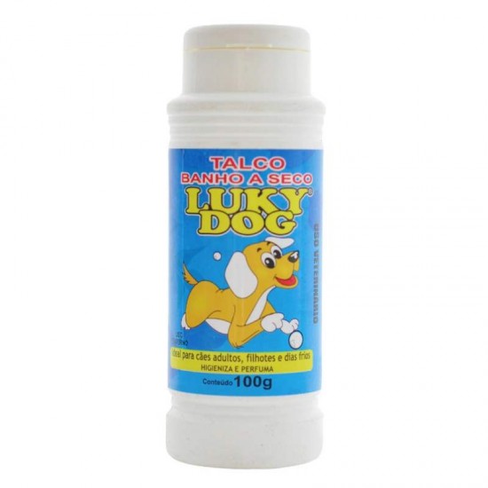 TALCO LUKY DOG BANHO SECO 100G