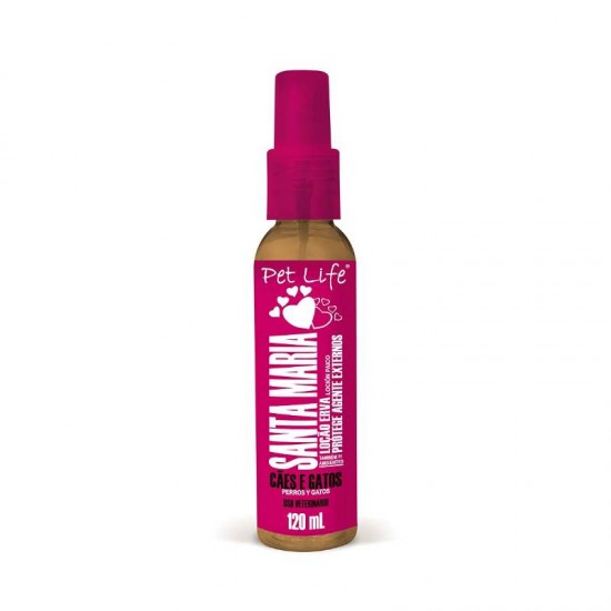 LOCAO ERVA STA MARIA PET LIFE 120ML