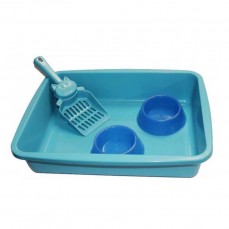 13474 - KIT BANDEJA STILL PET P/GATOS AZUL