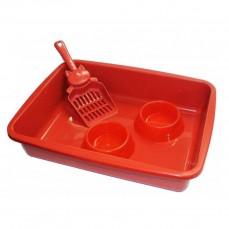 13476 - KIT BANDEJA STILL PET P/GATOS VERMELHO