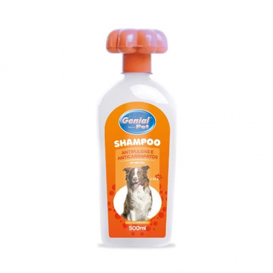 SHAMPOO GENIAL ANTI PULGAS 500ML (103)+