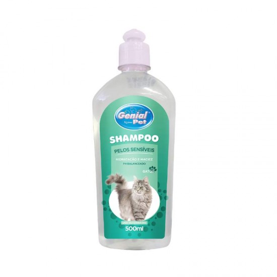 SHAMPOO GENIAL GATOS P.SENSIV.500ML(962)