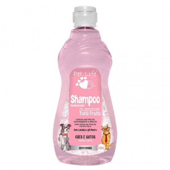 SHAMPOO PET LIFE TUTTI FRUTTI  540ML