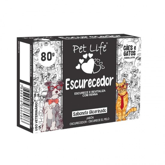 SABONETE PET LIFE ESCURECEDOR 80G