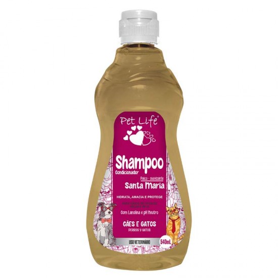 SHAMPOO PET LIFE ERVA STA MARIA 540ML