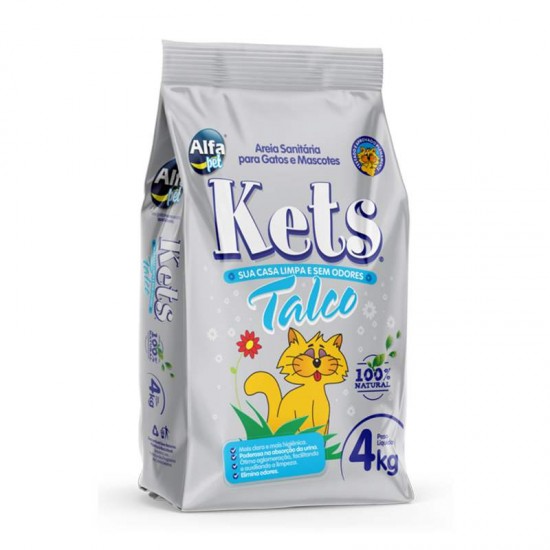 ZZZ AREIA GATO KETS TALCO 5X4 KG