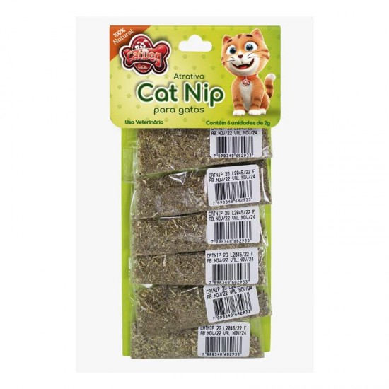 CAT NIP 2G CARTELA 6 UNIDADES