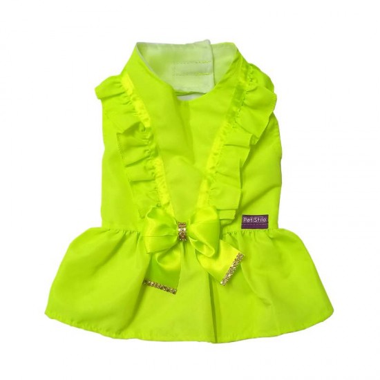 VESTIDO NEON VERDE P