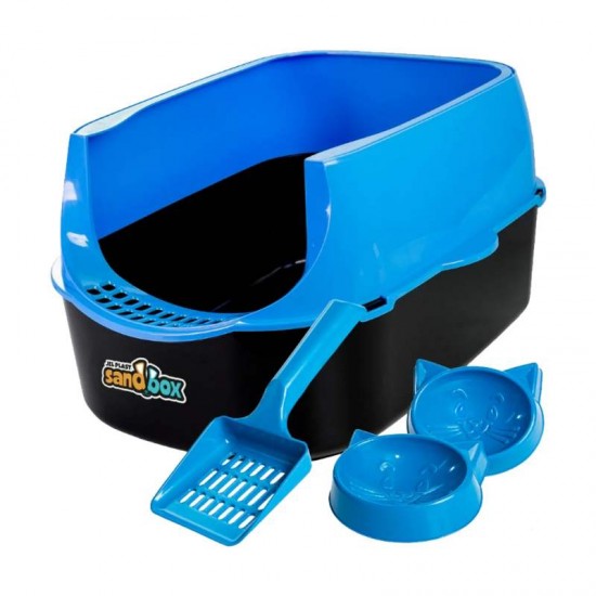 SANITARIO GATOS FURBA SANDBOX AZUL