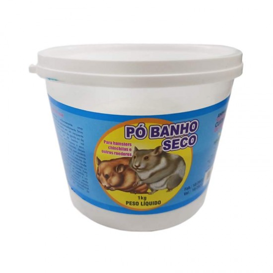 BANHO SECO HAMSTER POTE 1KG +