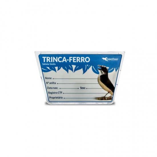 PLACA IDENTIFICACAO TRINCA-FERRO C/6