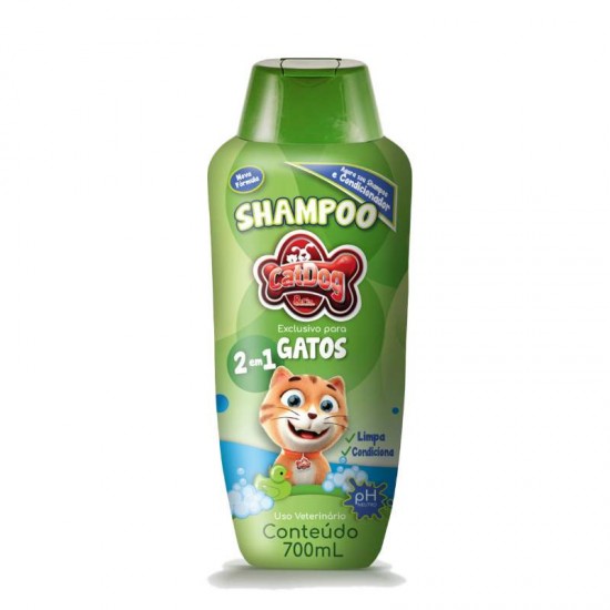 SHAMPOO CAT DOG GATOS 2X1 700ML