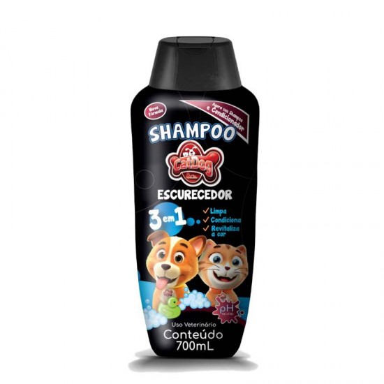 SHAMPOO CAT DOG ESCURECEDOR 3X1 700ML