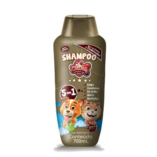 SHAMPOO CAT DOG 5X1 700ML