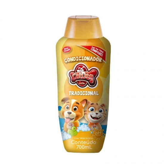 CONDICIONADOR CAT DOG TRADICIONAL 700ML