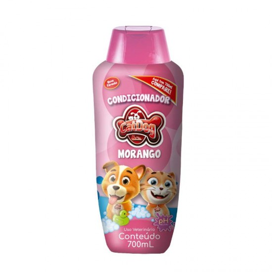 CONDICIONADOR CAT DOG MORANGO 700ML