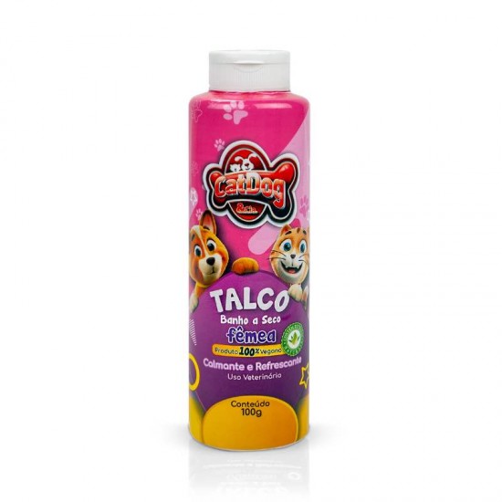 TALCO VEGANO CAT DOG FEMEA 100G