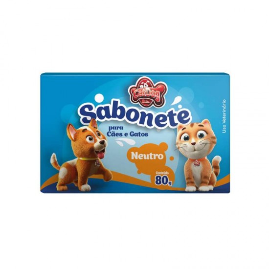 SABONETE CAT DOG NEUTRO 80G