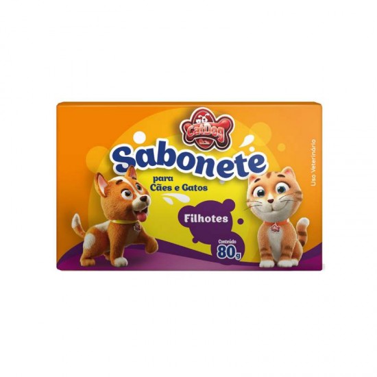 SABONETE CAT DOG FILHOTE 80G