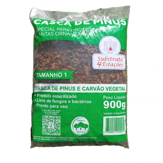 CASCA DE PINUS TAMANHO 1 900G