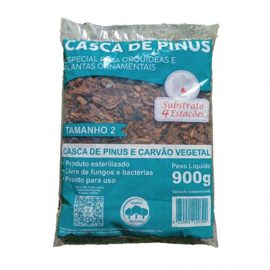 CASCA DE PINUS TAMANHO 2 900G