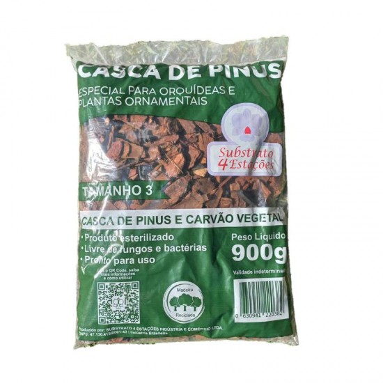 CASCA DE PINUS TAMANHO 3 900G