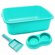 17598 - KIT BANDEJA ALTA ELITE VERDE TIFFANY+