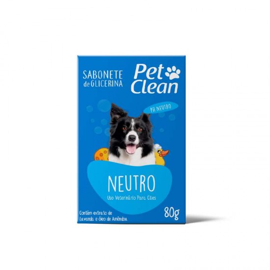 SABONETE PETCLEAN NEUTRO 80G