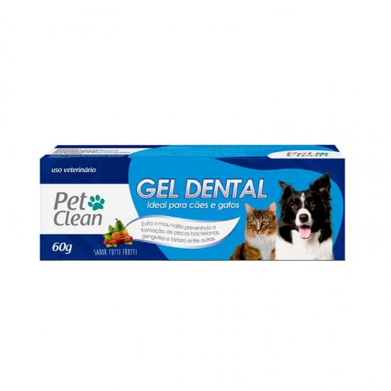 GEL DENTAL PETCLEAN TUTTI 60G CREME