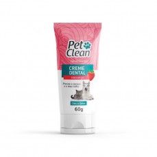 17774 - CREME DENTAL PETCLEAN MORANGO 60G