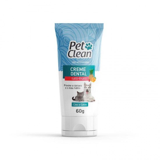 CREME DENTAL PETCLEAN TUTTI FRUTTI 60G