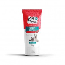 17777 - CREME DENTAL PETCLEAN CARNE 60G