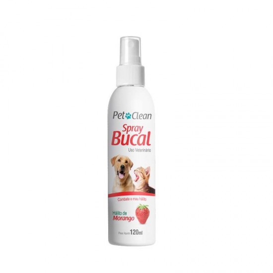 SPRAY BUCAL PETCLEAN MORANGO 100ML