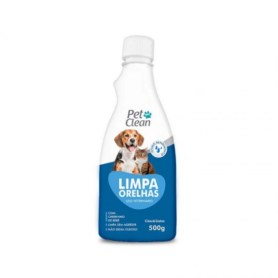 LIMPADOR DE ORELHA PETCLEAN 500ML