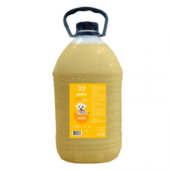 SHAMPOO PETCLEAN CLAREADOR 5L