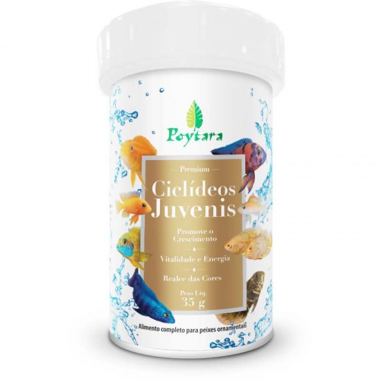 RACAO CICLIDEOS JUVENIS POYTARA 35G