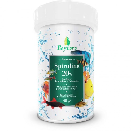 RACAO SPIRULINA 20% POYTARA 40G