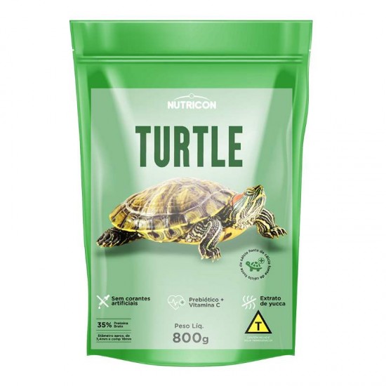 RACAO TURTLE 800G - SACO