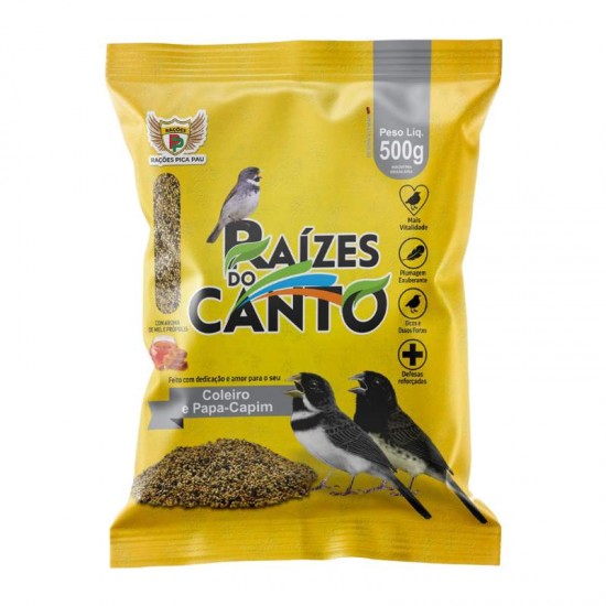 RACAO MISTURA COLEIRINHA RAIZES 500G