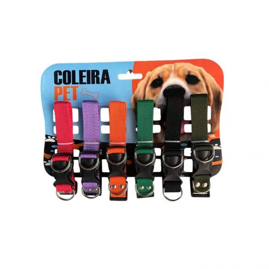 DISPLAY COLEIRA NYLON 25MM C/6