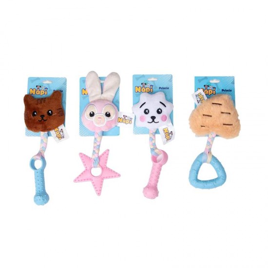 KIT PELUCIA C/ MORDEDOR 4 PCS