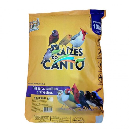 RACAO MISTURA COLEIRINHA RAIZES 10KG
