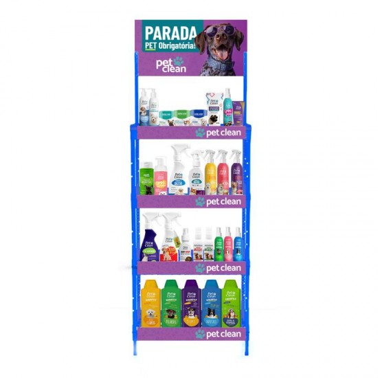 KIT DISPLAY PETCLEAN C/143 ITENS