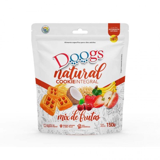 BISCOITO COOKIE DOOGS MIX DE FRUTA 150GR