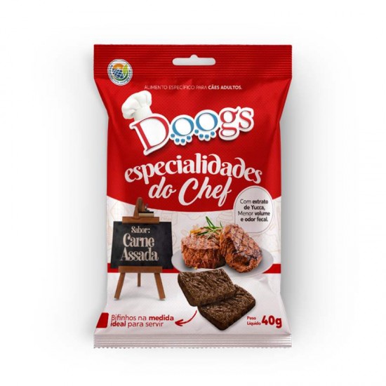 PETISCO DOOGS ESPECIAL CARNE ASSADA 40GR