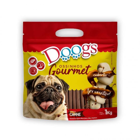 PALITINHO GOURMET DOOGS CARNE 8MM 1KG